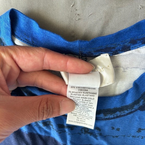 Anthropologie Striped Bodycon Midi Sleeveless Dress Corey Lynn Carter M - Picture 4 of 7